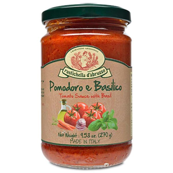 rustichella dabruzzo tomato pasta sauce with basil 953oz