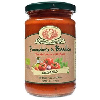 rustichella d'abruzzo organic tomato sauce with basil 953oz