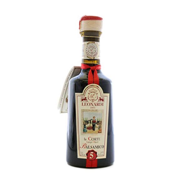 acetaia leonardi la corte 5 year condimento balsamic vinegar 250ml bottle