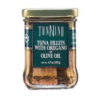tonnino tuna fillets with oregano in olive oil